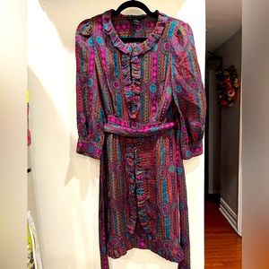 Marc by Marc Jacob’s 100% silk dress magic whimsigoth